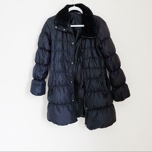 Express Black Puffer Jacket